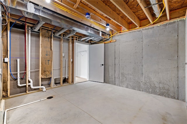 2127 Rose St, Hill District, PA 15219 - view of unfinished basement