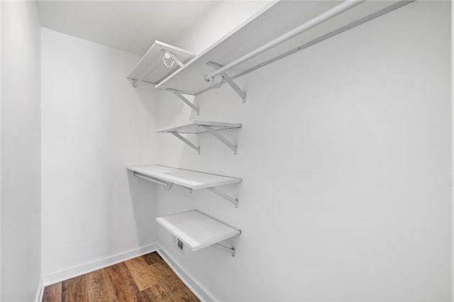 2127 Rose St, Hill District, PA 15219 - walk in closet with wood finished floors