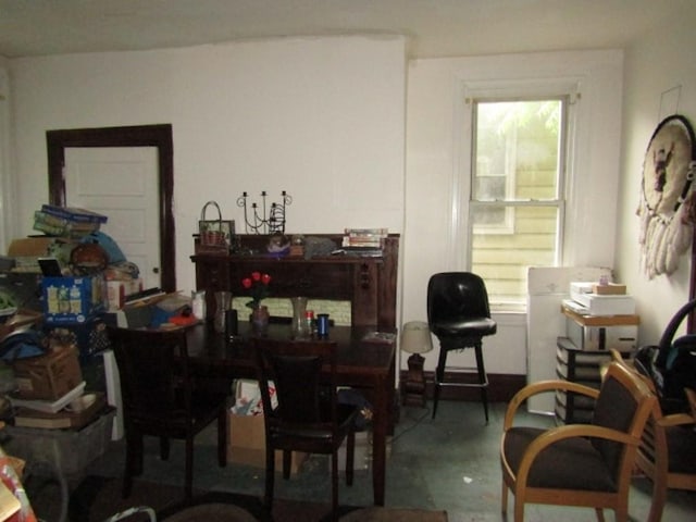 3024 Wadlow St, Brighton Heights, PA 15212 - dining area featuring finished concrete flooring
