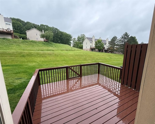 124 Hillvue Dr, Seven Fields Boro, PA 16046 - wooden terrace with a lawn