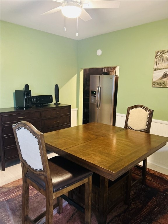4236 Haldane St, Greenfield, PA 15207 - dining space with ceiling fan