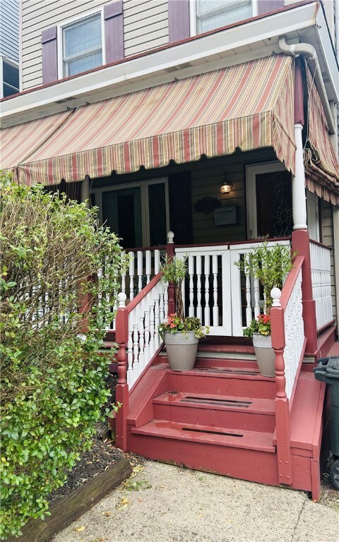 4236 Haldane St, Greenfield, PA 15207 - property entrance with covered porch