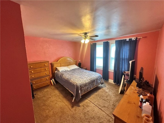 1308 Main St, Aliquippa, PA 15001 - carpeted bedroom with ceiling fan