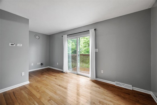 331 Glaser Ave Unit C, Bellevue, PA 15202 - empty room featuring wood finished floors and baseboards