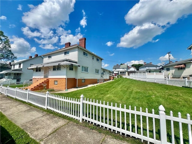 1129 1st St, Redstone Twp, PA 15442 - view of side of property featuring a chimney