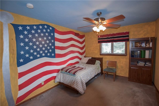105 Janice Ln, Saxonburg, PA 16056 - bedroom featuring carpet and ceiling fan