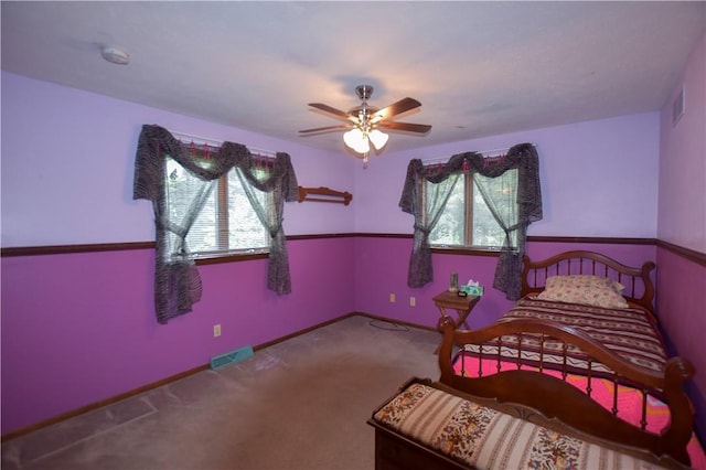 105 Janice Ln, Saxonburg, PA 16056 - bedroom featuring carpet and a ceiling fan