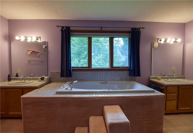 105 Janice Ln, Saxonburg, PA 16056 - full bathroom with two vanities and a bath