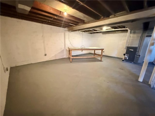 183 Pittsburgh Cir, Ellwood City Law, PA 16117 - view of unfinished basement