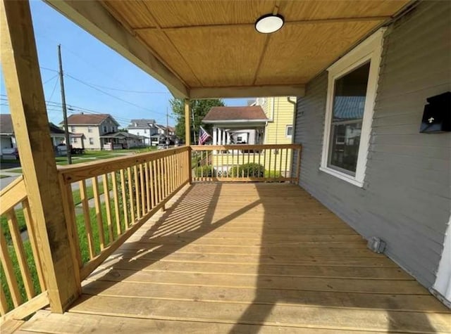1049 Adams St, New Castle/4Th, PA 16101 - deck featuring a residential view