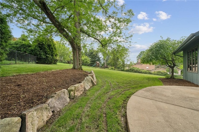 490 Hillside Ave, Monroeville, PA 15146 - view of yard with a playground and a patio area