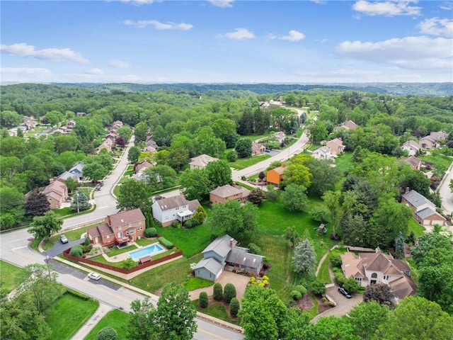 490 Hillside Ave, Monroeville, PA 15146 - aerial view of residential area with a heavily wooded area