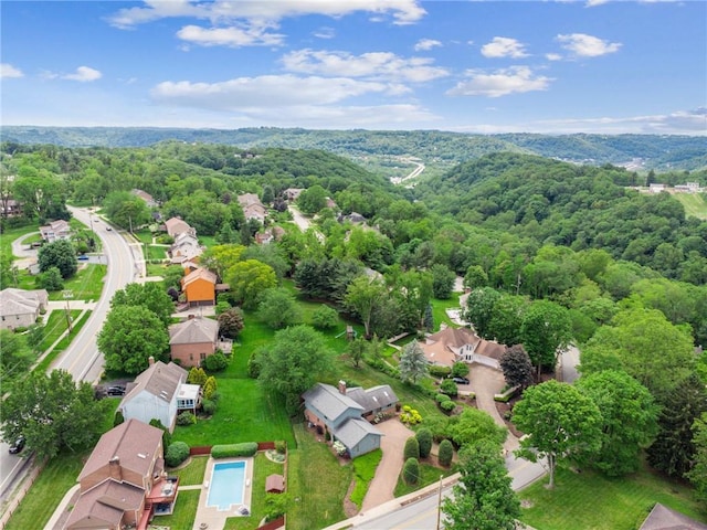490 Hillside Ave, Monroeville, PA 15146 - aerial view of residential area featuring a forest