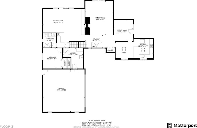 490 Hillside Ave, Monroeville, PA 15146 - floor plan / room layout