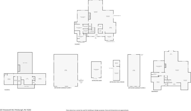 201 Roosevelt Rd, Kilbuck Twp, PA 15202 - home floor plan