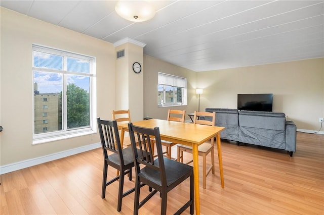5 Bayard Rd Unit 808, Shadyside, PA 15213 - dining space with light wood-style floors, healthy amount of natural light, and baseboards