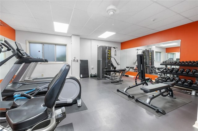 5 Bayard Rd Unit 808, Shadyside, PA 15213 - workout area featuring a drop ceiling