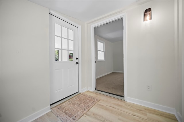 470 Burrell Hill Cir, Penn Twp Wml, PA 15675 - doorway to outside with light wood-type flooring and baseboards