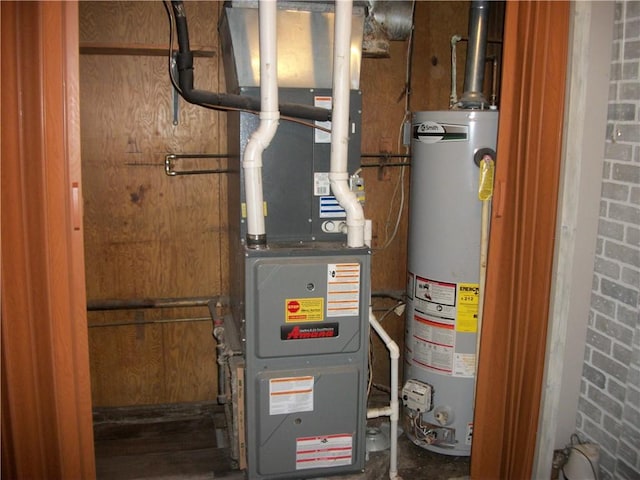 13 Biddle Acres, Carmichaels/Cumblnd, PA 15320 - utility room featuring water heater and heating unit
