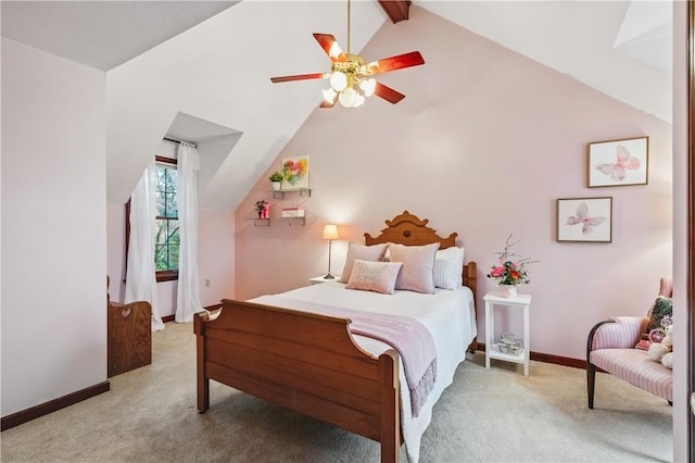 5010 W Grove Ln, Pine Twp Nal, PA 15044 - carpeted bedroom with baseboards and ceiling fan