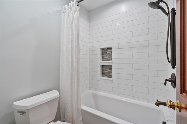 5010 W Grove Ln, Pine Twp Nal, PA 15044 - full bath with toilet and shower / bath combination with curtain