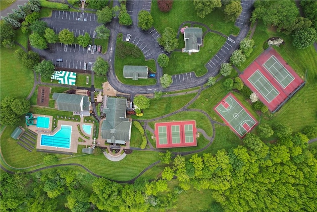 5010 W Grove Ln, Pine Twp Nal, PA 15044 - aerial view of a pool