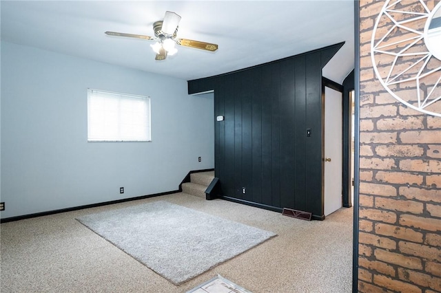 10 N St, Smith, PA 15004 - spare room featuring carpet flooring, a ceiling fan, and baseboards