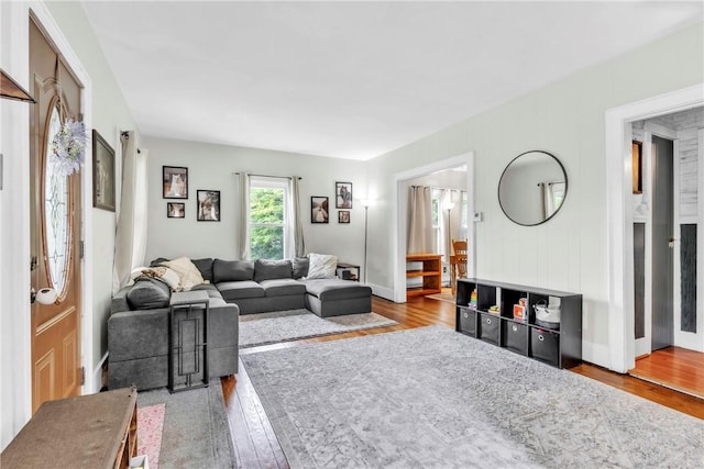 122 W Main St, Worthington, PA 16262 - living room featuring wood finished floors and baseboards