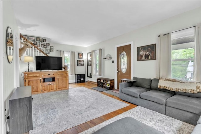 122 W Main St, Worthington, PA 16262 - living room with light wood-style flooring
