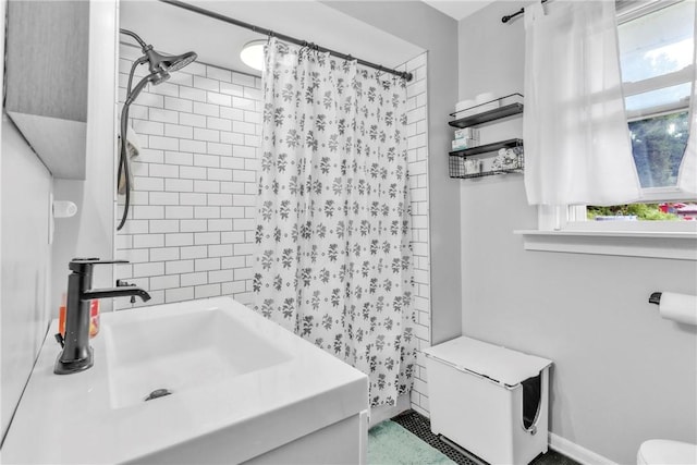 122 W Main St, Worthington, PA 16262 - full bath featuring toilet, vanity, and baseboards