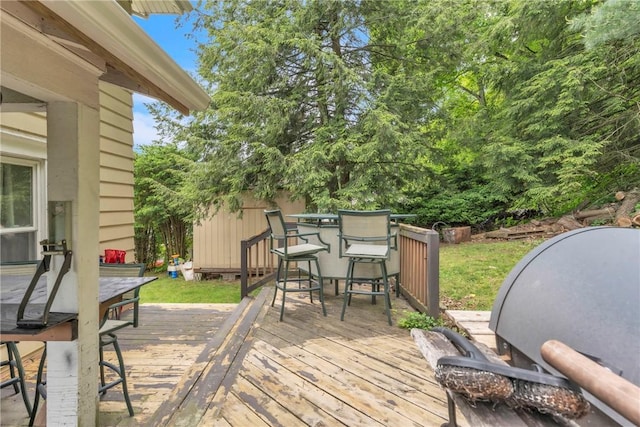 122 W Main St, Worthington, PA 16262 - view of wooden terrace