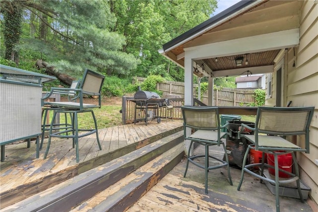 122 W Main St, Worthington, PA 16262 - view of wooden terrace