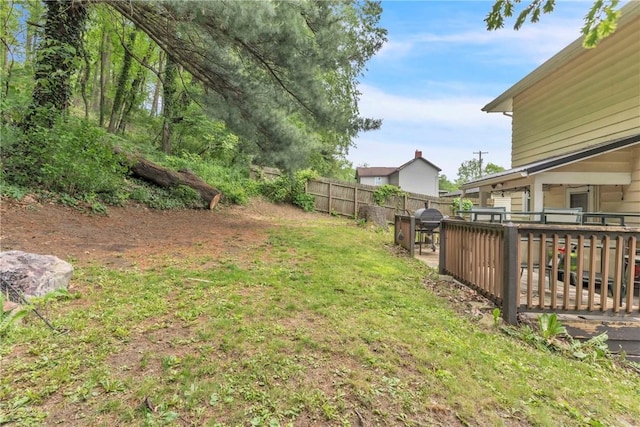 122 W Main St, Worthington, PA 16262 - view of yard with a wooden deck