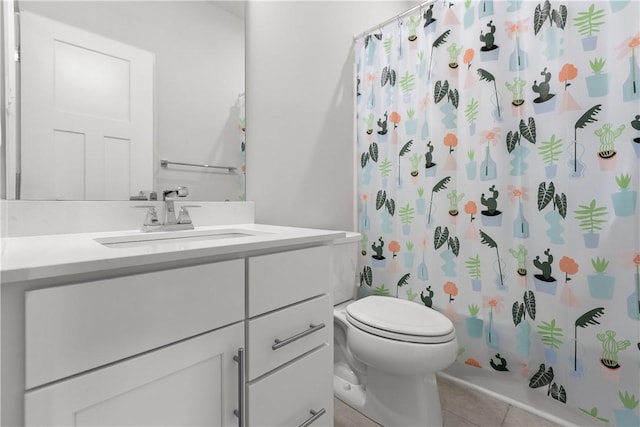 9002 Hickory Rd, Pine Twp Nal, PA 15044 - full bath with vanity, tile patterned floors, and toilet