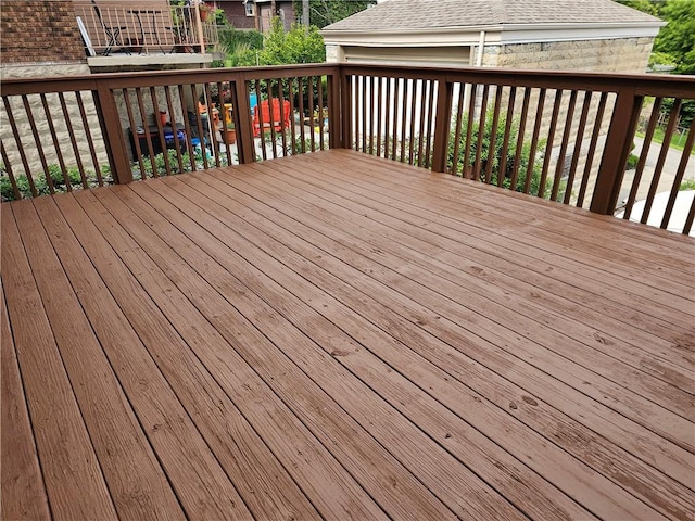 3213 Brownsville Rd, Brentwood, PA 15227 - view of wooden terrace