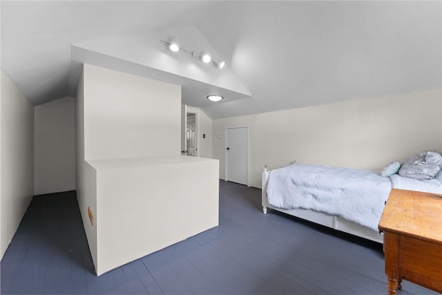 1904 E National Pike, North Bethlehem, PA 15360 - bedroom featuring vaulted ceiling and dark wood finished floors