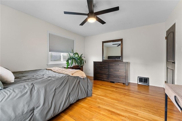 1904 E National Pike, North Bethlehem, PA 15360 - bedroom featuring light wood-type flooring, a ceiling fan, and baseboards