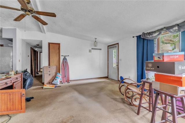 408 Mitchell Ave, City Of But Nw, PA 16001 - garage with a ceiling fan, baseboards, and freestanding refrigerator