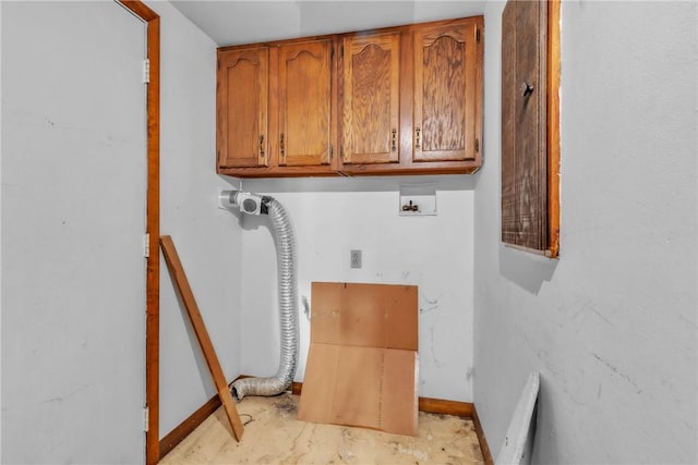 408 Mitchell Ave, City Of But Nw, PA 16001 - laundry room featuring hookup for a washing machine, cabinet space, and baseboards