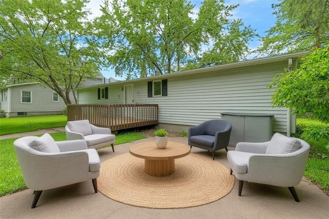 408 Mitchell Ave, City Of But Nw, PA 16001 - view of patio / terrace featuring a deck