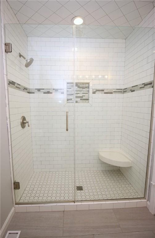 2224 Park Ave, Manor Twp, PA 16226 - bathroom featuring a stall shower and baseboards
