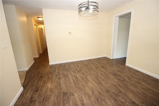 2224 Park Ave, Manor Twp, PA 16226 - unfurnished dining area featuring dark wood-style floors and baseboards