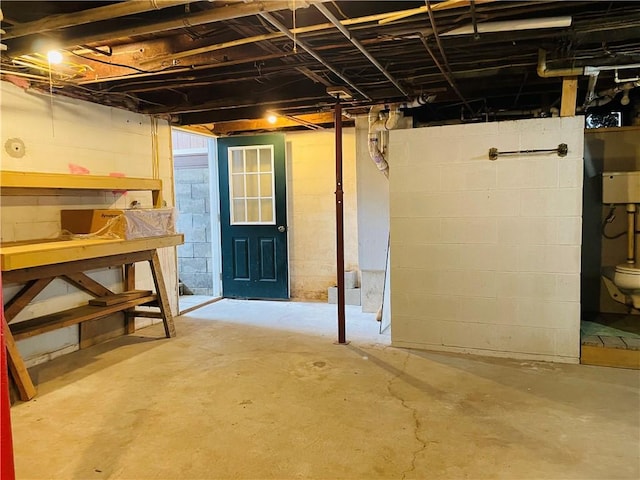 192 W Lincoln St, Waynsbrg/Frankln Twp, PA 15370 - view of unfinished basement