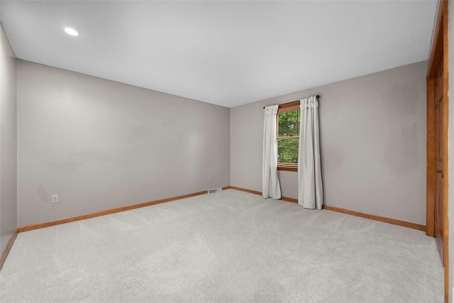 100 Firethorn Rd, Economy, PA 15005 - spare room with baseboards, light colored carpet, and recessed lighting