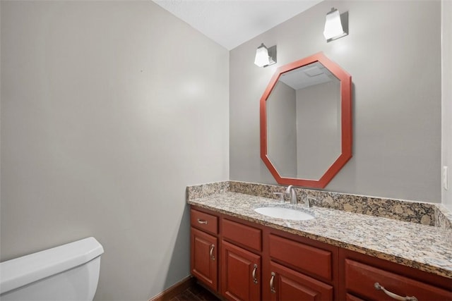 100 Firethorn Rd, Economy, PA 15005 - half bath featuring toilet, vanity, and baseboards