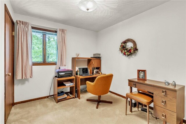 454 Cherokee Dr, Center Twp But, PA 16001 - home office featuring carpet floors and baseboards