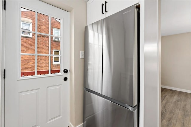 6225 Smithfield St, Elizabeth Twp/Boro, PA 15135 - doorway featuring baseboards and wood finished floors