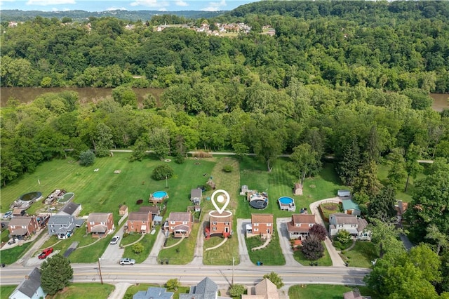 6225 Smithfield St, Elizabeth Twp/Boro, PA 15135 - aerial overview of property's location featuring a heavily wooded area