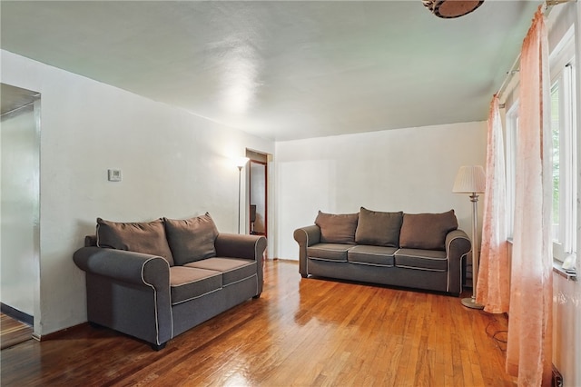 1406 Mccully Rd, Castle Shannon, PA 15234 - living area with wood finished floors