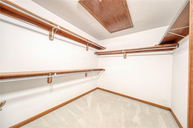 23 Pintail Dr, Indiana Twp Nal, PA 15238 - spacious closet featuring attic access and carpet